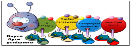 Картки для самооцінювання для нуш